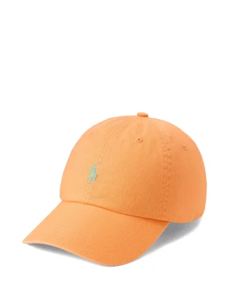 Șapcă Polo Ralph Lauren cu broderie din țesătură twill în carouri albastru