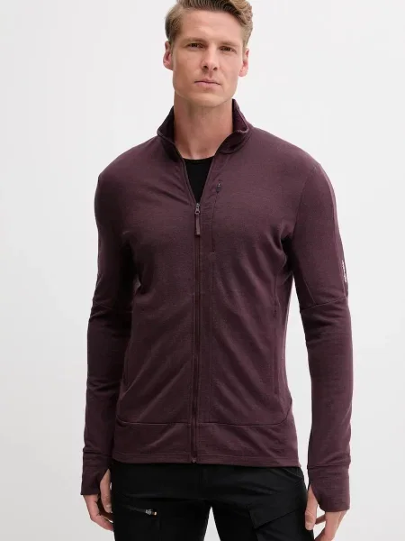 Športni pulover Icebreaker Mer Quantu IV vijolična