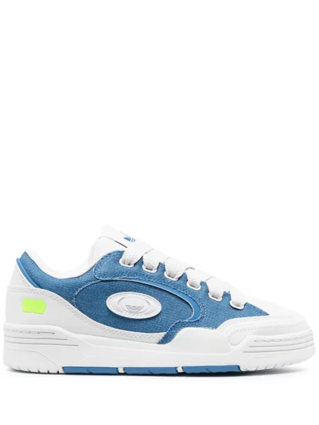 Sneakerși Adidas din canvas cu autograf