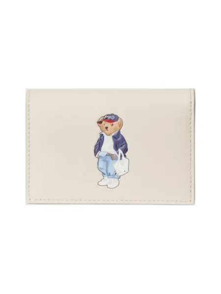 Portofel Polo Ralph Lauren din piele bej