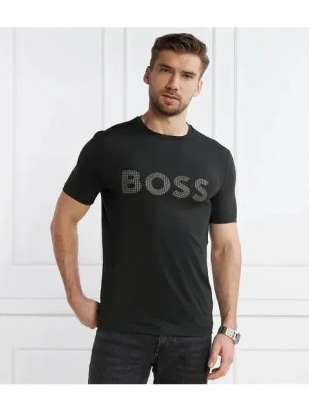 BOSS GREEN Tricou Tee Active gri