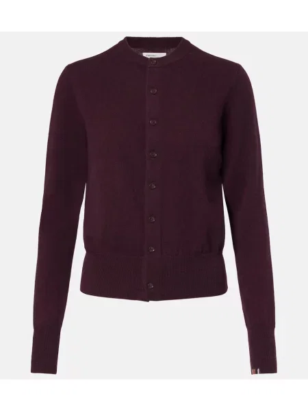 Cardigan Extreme Cashmere din cașmir bordo