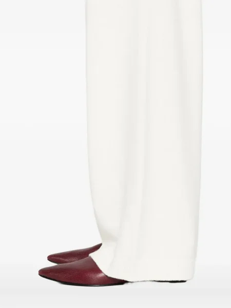 Pantaloni Fabiana Filippi de lână alb