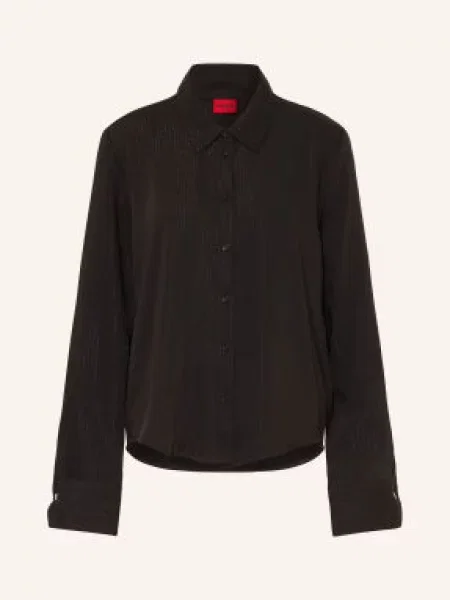 Hugo Košilová Halenka Elka S Třpytivou Přízí černá