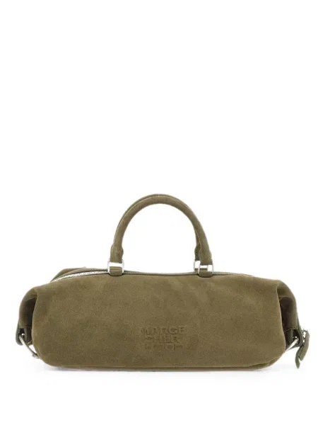 Geantă shopper Marge Sherwood din piele de căprioară verde