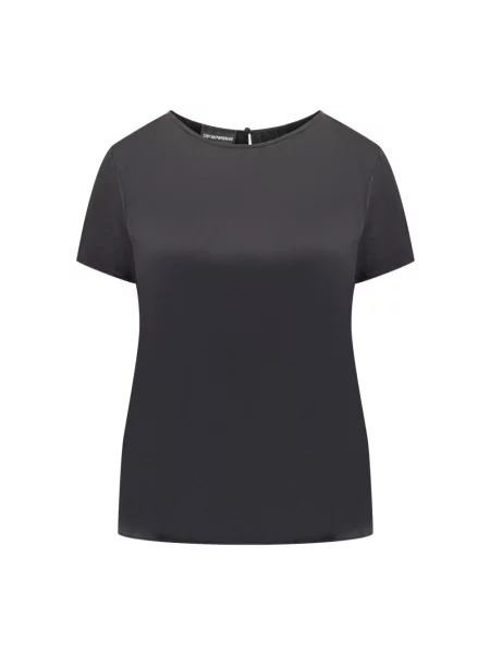 Bluzka Emporio Armani niebieska