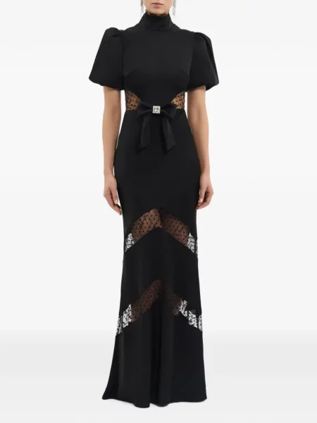 Scurt rochie Rebecca Vallance cu mâneci scurte negru