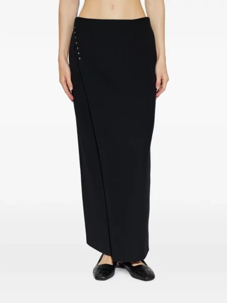 Fusta maxi Emporio Armani plic negru