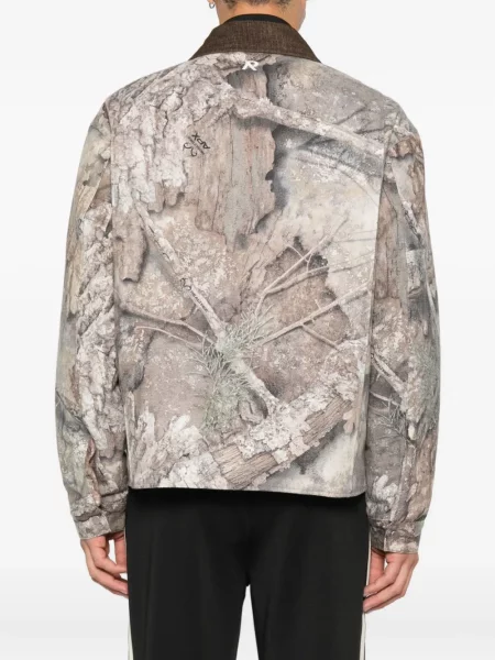 Geacă Represent de catifea cord cu model camuflaj