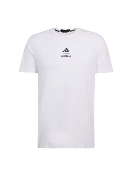 ADIDAS PERFORMANCE Tricou funcțional Les Mills negru alb