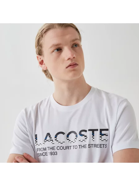 Lacoste футболка біла