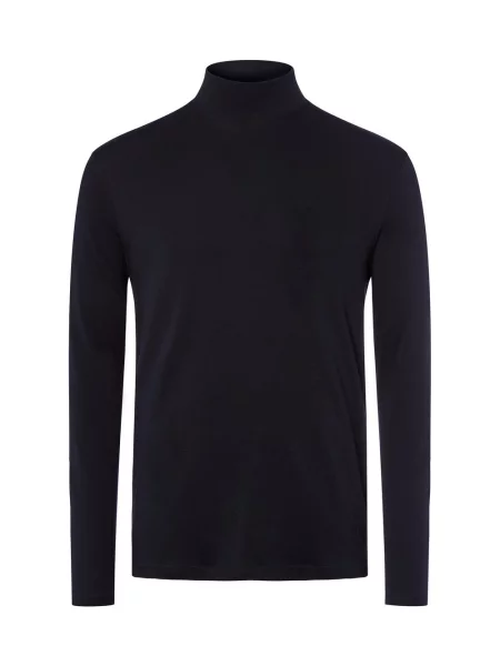 Finshley & Harding koszula z długim rękawem Mężczyźni jednolity L niebieski