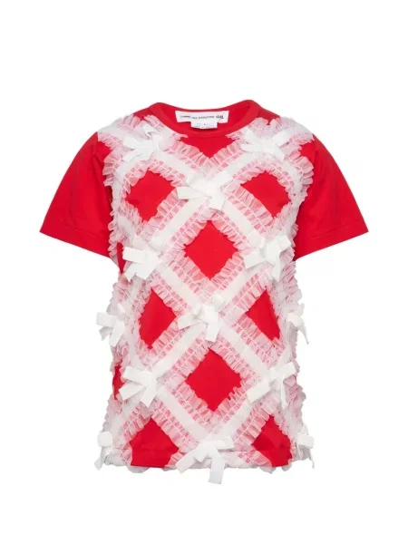 Koszulka dziecięca Comme Des Garcons Girl czerwona