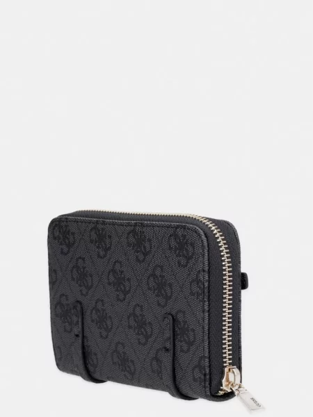 Guess denarnica iz umetnega usnja LEONA siva