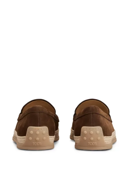 Szarvasbőr loafer Tod's barna