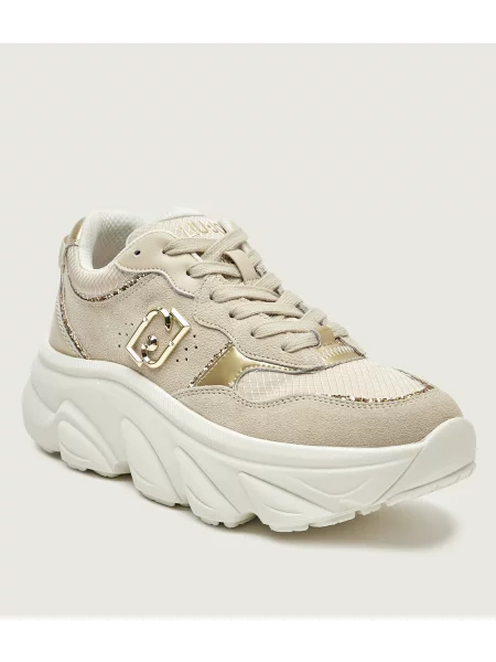 Liu Jo Sneakers STEFFY 01 | piele întoarsă bej