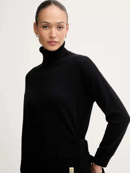 Шерстяная водолазка Gaudi черная