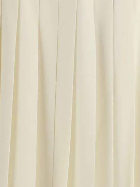 Spódnica plisowana Alessandra Rich do kolan biała