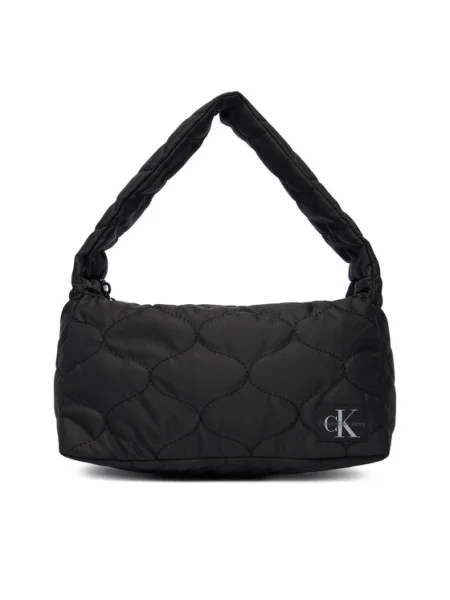Geantă Calvin Klein Quilted Shoulder Bag negru