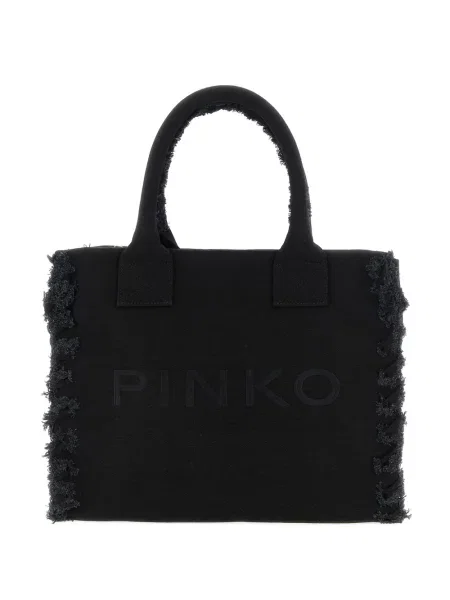 Shopper torbica Pinko na rese crna