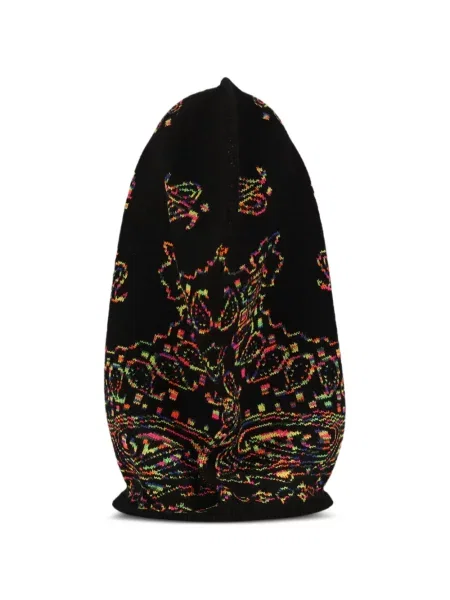 Căciulă Jun/nakayama cu imagine cu model paisley cu cordon negru
