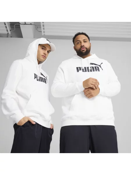 PUMA bluza z kapturem Essentials z logo No. 1 Odzież S biały