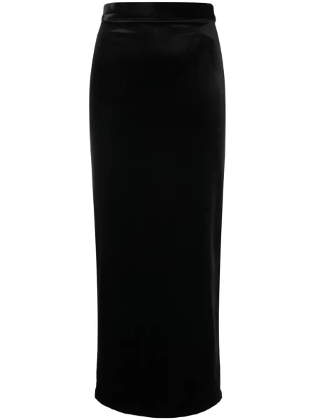 Aksamitna maksi spódnica maxi Ana Radu czarna