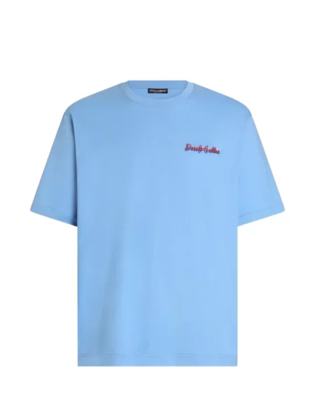 Tricou Dolce & Gabbana cu autograf albastru