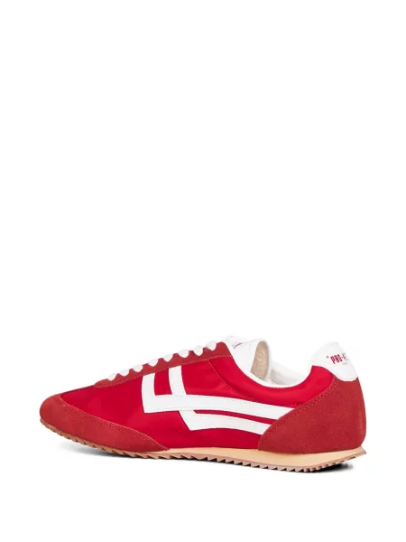 Sneakerși Pro-keds din piele de căprioară roșu