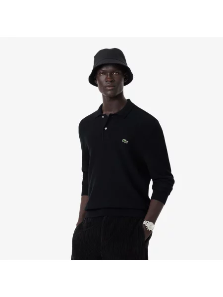 Lacoste светр чоловічий Classic Fit чорний