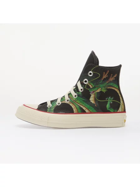 Sneakers Converse x Dragon Ball Z Shenron Chuck 70 Hi Black/Cyber Yellow EUR 37 negru