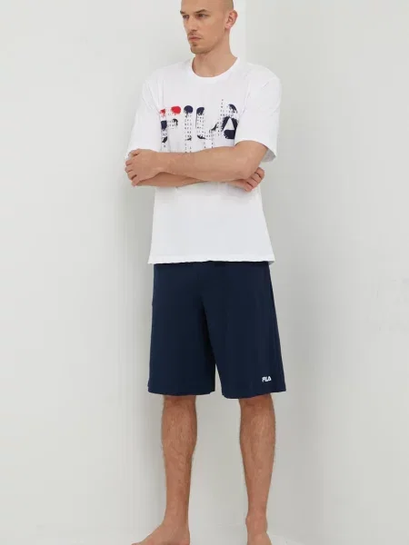 Піжама Fila з принтом синій