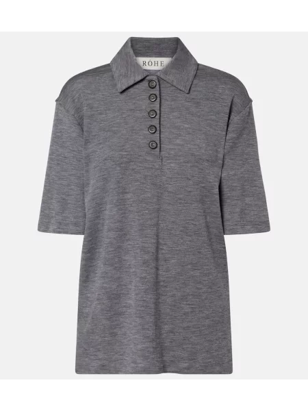 Polo Róhe de lână gri