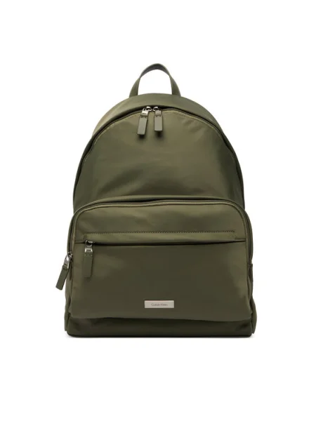 Rucsac Calvin Klein Sleek Round Backpack Beige Universal verde