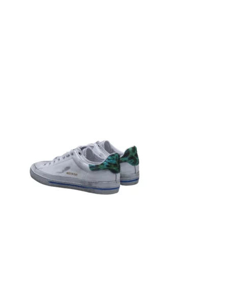 Sneakersy Hidnander skórzane białe