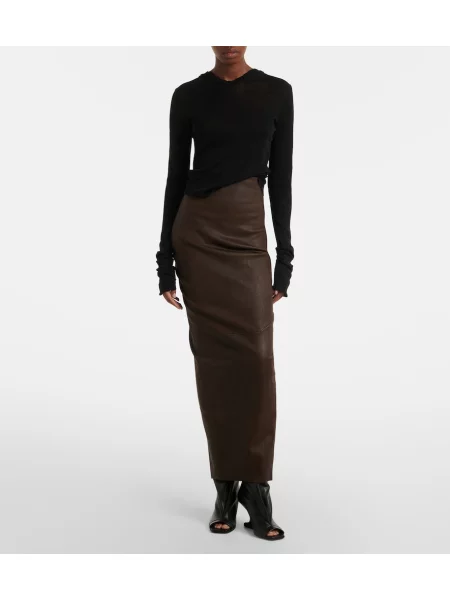 Top Rick Owens din jerseu negru