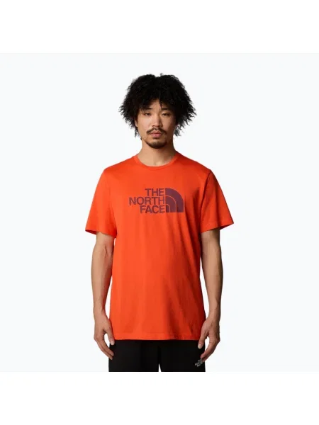 The North Face férfi Easy bíborvörös narancs/alpin szilva póló. Méret: L