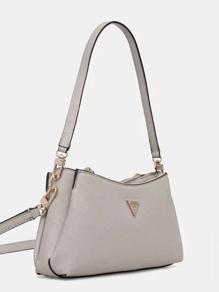 Guess geantă crossbody pentru femei cu imitație de piele NOELLE bej
