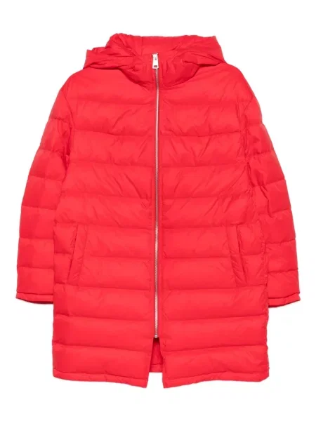 Kurtka puchowa Liska z kapturem czerwona