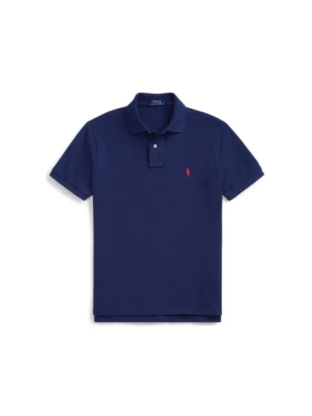 Polo Ralph Lauren polo granatowy gładki niebieska