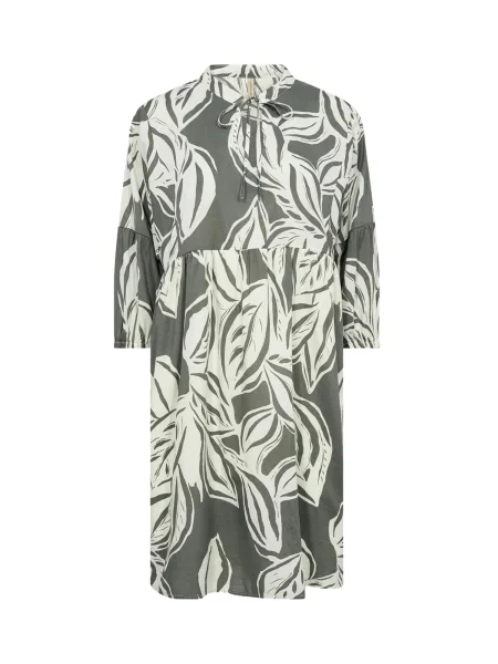 Soyaconcept Rochie de vară Elvine verde deschis / lână alb