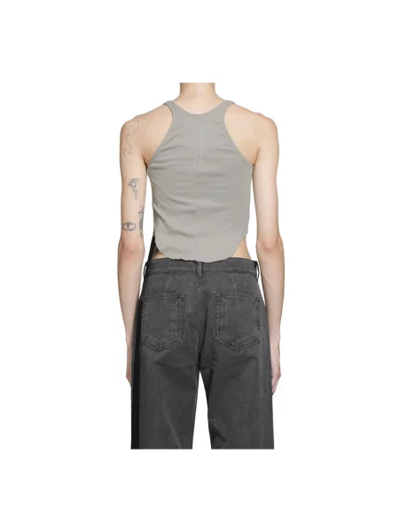Top Rick Owens o skróconej długości szary