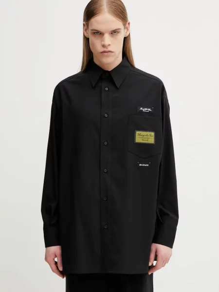 Maison Margiela cămașă cu amestec de lână pentru bărbați