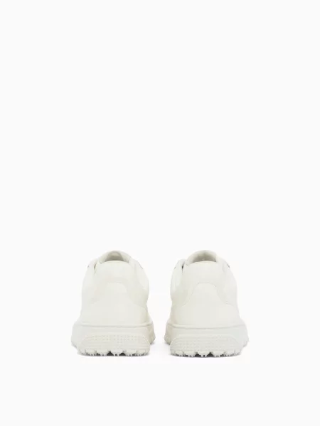 Кожаные кеды Emporio Armani белые