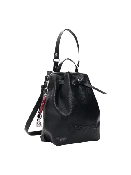 Plecak Desigual z logo czarny
