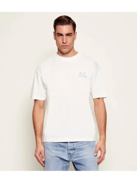 C.P. Company Tricou Écru alb