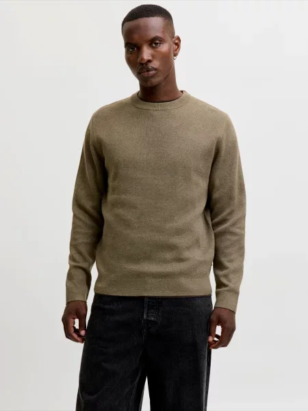 JACK & JONES Pulover JWHMILANO grej