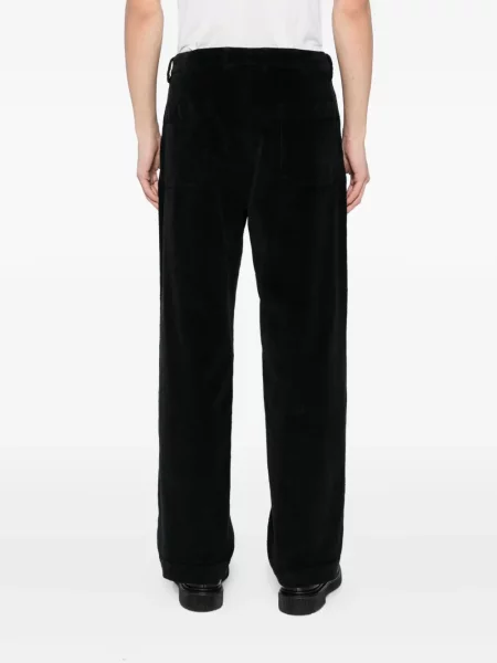 Pantaloni Barena de catifea cord negru