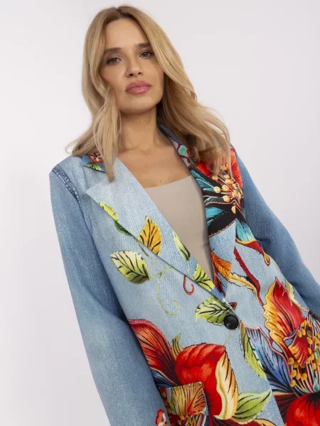 Sacou Italy Moda albastru