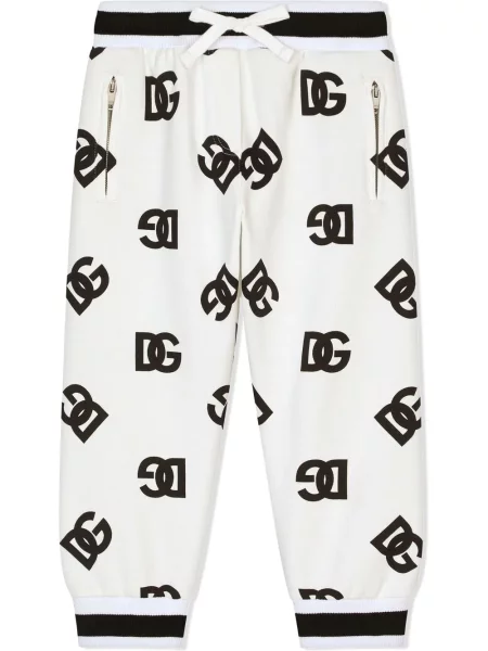 Spodnie dziecięce Dolce And Gabbana białe